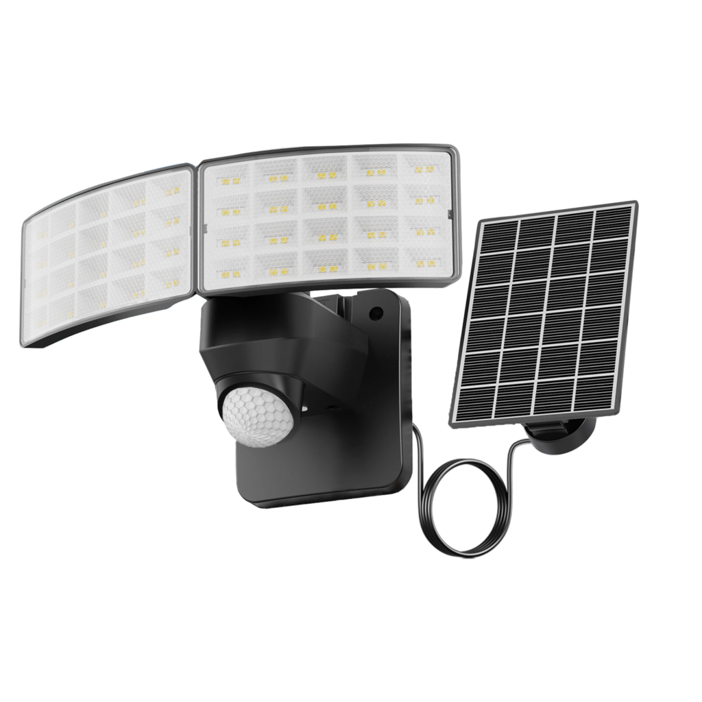 solar motion sensor security light