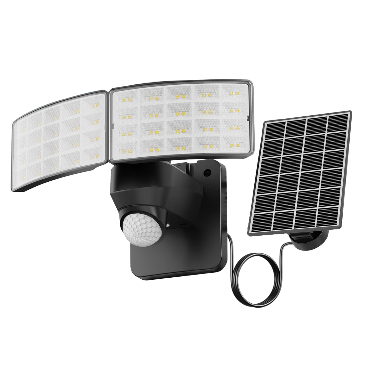 solar motion sensor security light